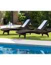 Keter 2-Pack All-Weather Grenada Chaise Loungers, Assorted Colors