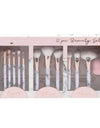 Glotech Marble Makeup Brush Glow Set, 12 Pc.