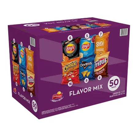 Frito-Lay Flavor Mix Variety Pack Chips, 50 Pk.