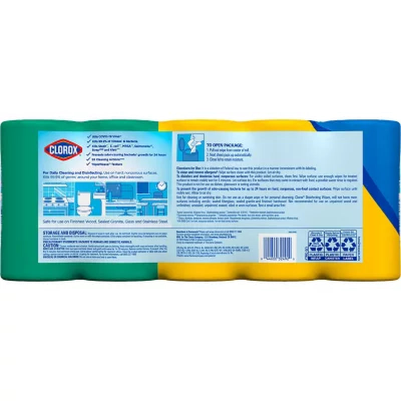 Clorox Disinfecting Cleaning Wipes, Variety Pack, 5 Ct., 425 Wipes