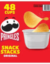 Pringles Snack Stacks Original Potato Crisps, 0.67 Oz., 48 Pk.