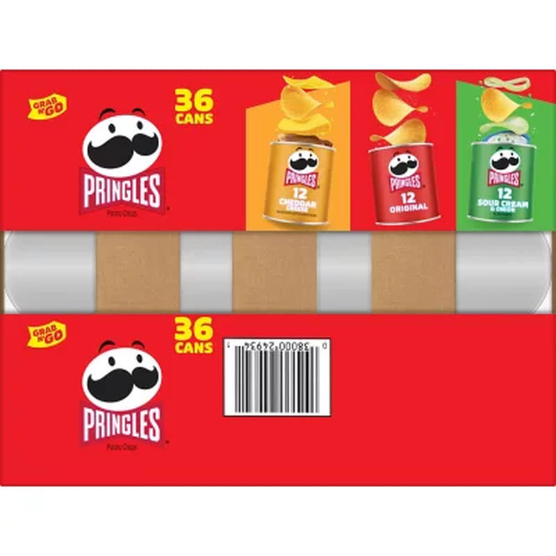 Pringles Grab-N-Go Variety Pack Chips, 36 Pk.