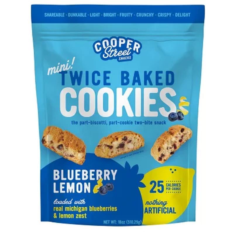 Cooper Street Blueberry Lemon Cookies,18 Oz.