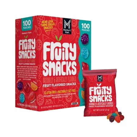 Member'S Mark Fruity Snacks, 0.8 Oz., 100 Pk.