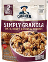 Quaker Simply Granola, 34.5 Oz., 2 Pk.