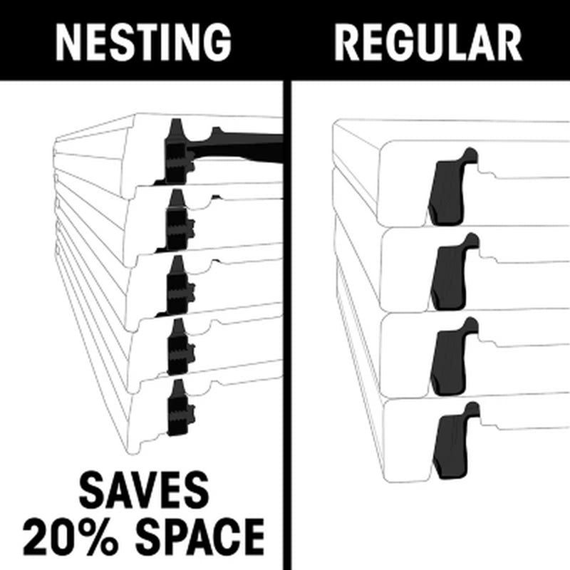 Lifetime 60" round Commercial Grade Nesting Folding Table, Choose Color