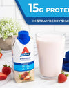 Atkins 15G Keto Protein Shake, Strawberry 11 Fl. Oz.,15 Pk.