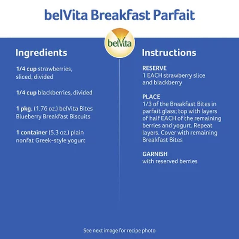 Belvita Bites Breakfast Biscuits Variety Pack, 1 Oz., 36 Pk.