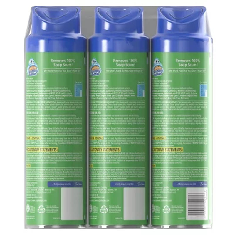 Scrubbing Bubbles Mega Shower Foamer Aerosol, Rainshower 20 Oz., 3 Ct.