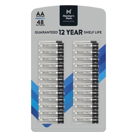 Member'S Mark AA Alkaline Batteries, 48 Pk.