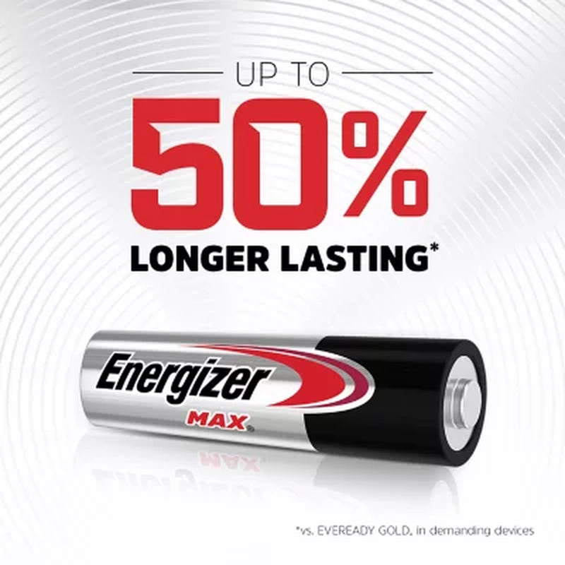 Energizer MAX AA Alkaline Batteries, 48 Pk.