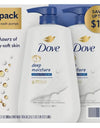 Dove Deep Moisture Renewing Body Wash, 30.6 Fl. Oz., 2 Pk.