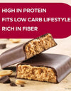 Atkins Chocolate Peanut Butter Meal Bars, High Fiber, 16G of Protein 15 Ct.