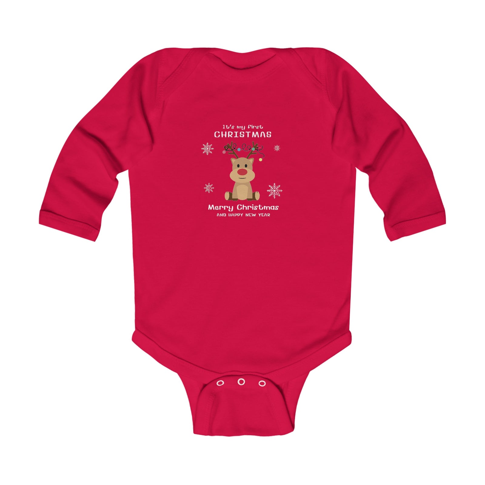 It is my first Christmas ?Infant Long Sleeve Bodysuit