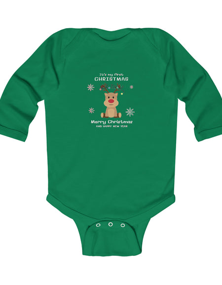 It is my first Christmas ?Infant Long Sleeve Bodysuit