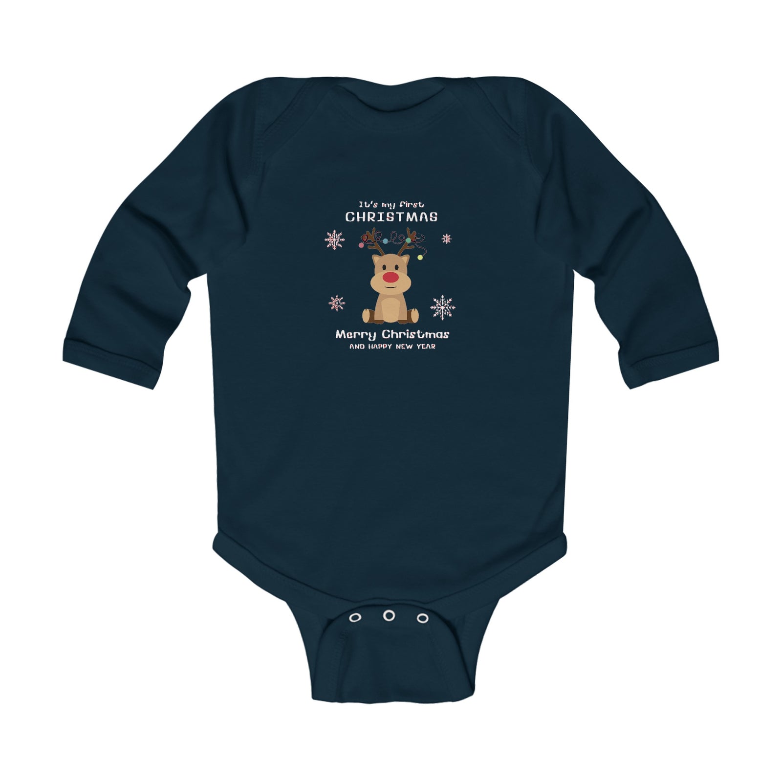 It is my first Christmas ?Infant Long Sleeve Bodysuit