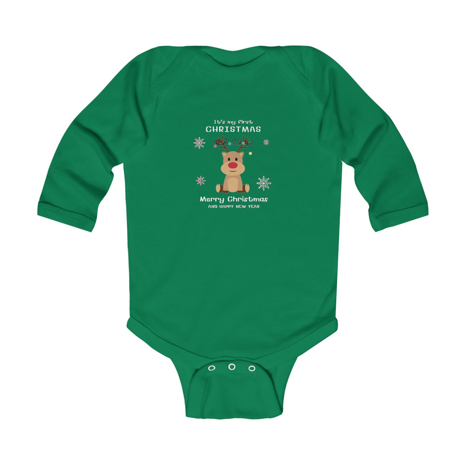 It is my first Christmas ?Infant Long Sleeve Bodysuit