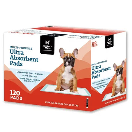 Member'S Mark Multipurpose Ultra Absorbent Training Pads, 23" X 24", 120 Ct.