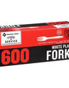 Member'S Mark White Plastic Forks, Heavyweight 600 Ct.