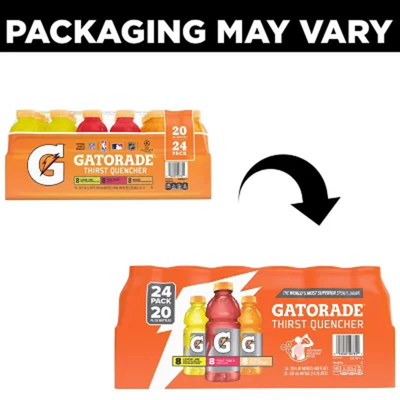 Gatorade Sports Drinks Variety Pack 20 Fl. Oz., 24 Pk.