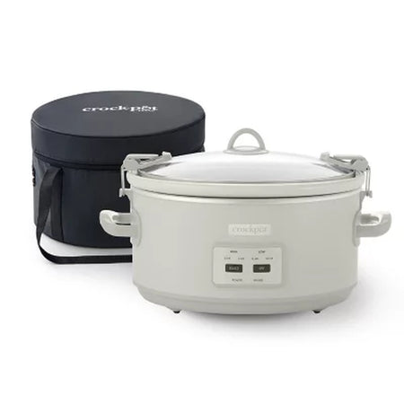 Crock-Pot 7-Quart Cook and Carry Programmable Slow Cooker with Carry Bag