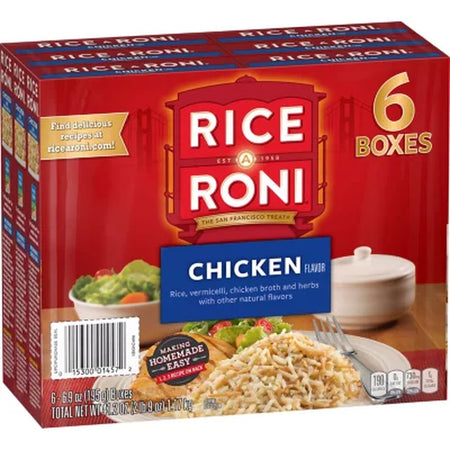 Rice-A-Roni Rice & Vermicelli Mix, Chicken, 6.09Oz., 6Ct.