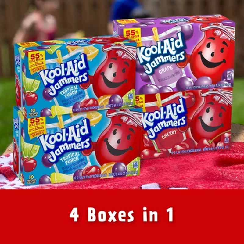 Kool-Aid Jammers Juice Pouches Variety Pack 6 Fl. Oz., 40 Pk.