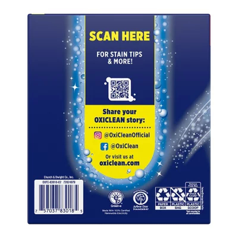 Oxiclean Concentrated Max Efficiency Versatile Stain Remover Powder 8.08 Lbs.