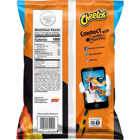 Cheetos XXTRA Flamin' Hot Cheese Flavored Snacks, 17.37 Oz.