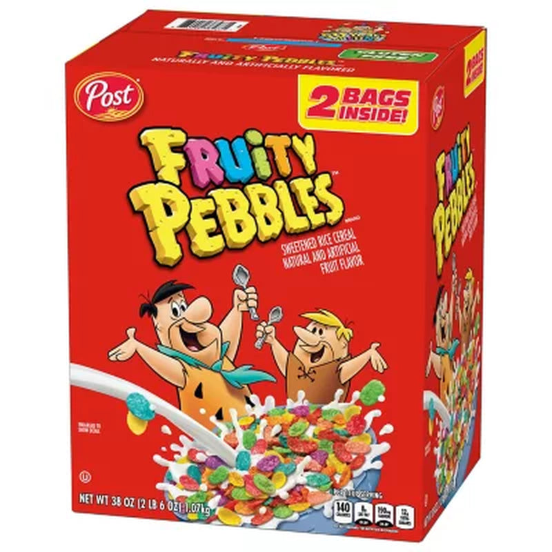 Fruity Pebbles Cereal, 38 Oz.