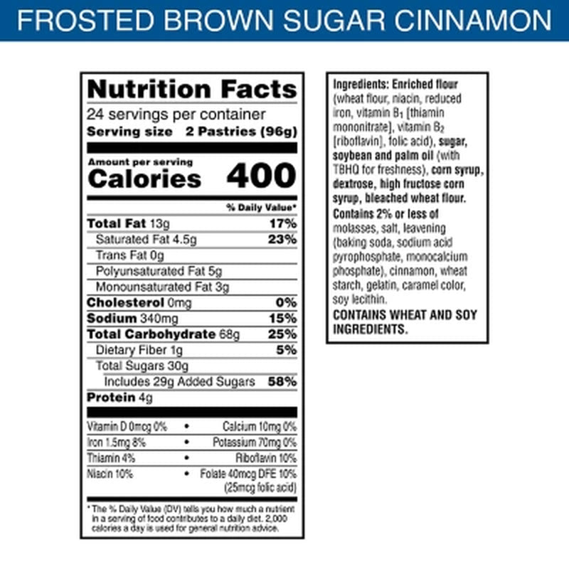 Pop-Tarts Brown Sugar Cinnamon, 48 Ct.