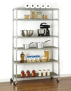 Member'S Mark 6-Tier NSF Heavy Duty Wire Shelving, 47.75" W X 18" D X 75.5" H