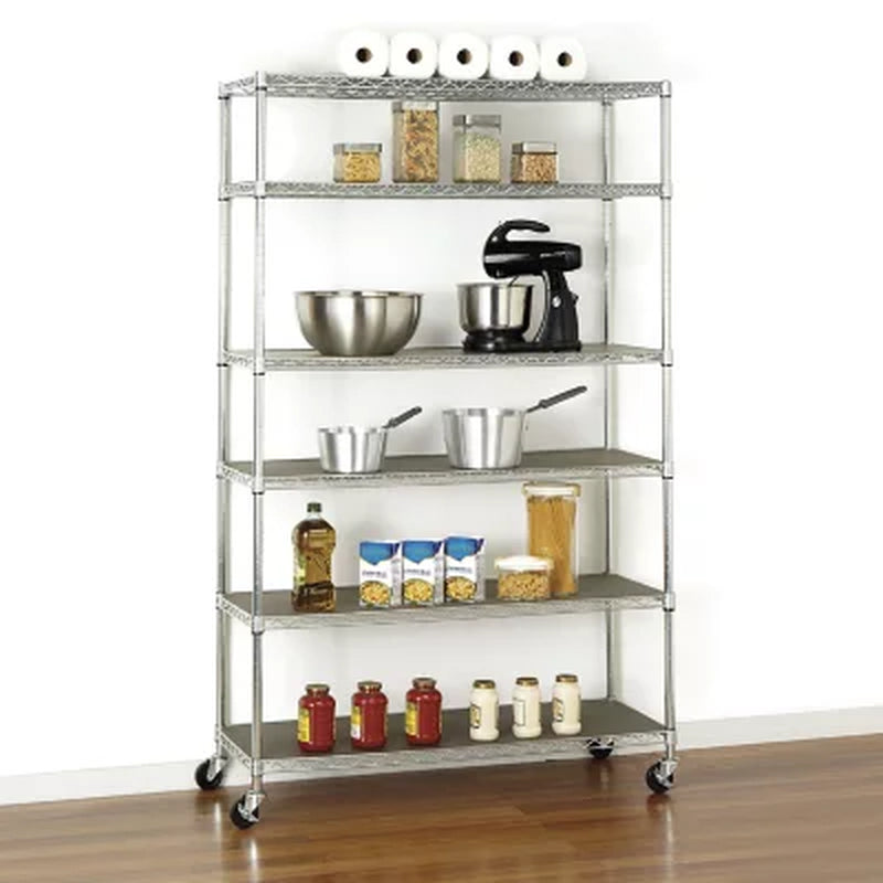 Member'S Mark 6-Tier NSF Heavy Duty Wire Shelving, 47.75" W X 18" D X 75.5" H