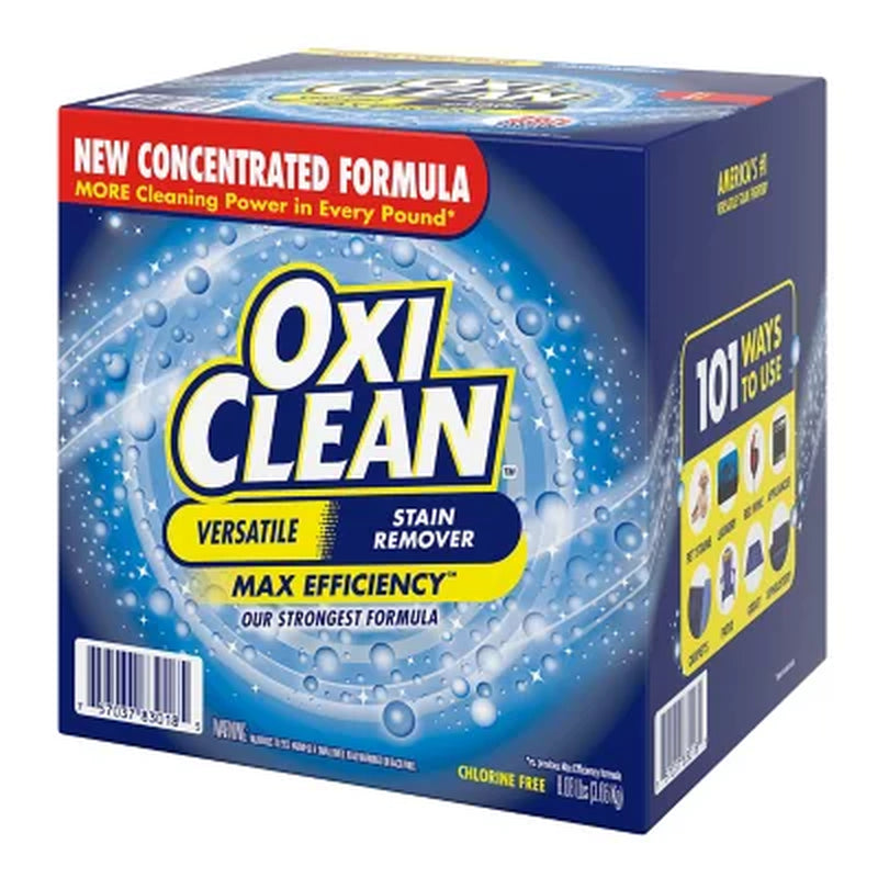 Oxiclean Concentrated Max Efficiency Versatile Stain Remover Powder 8.08 Lbs.