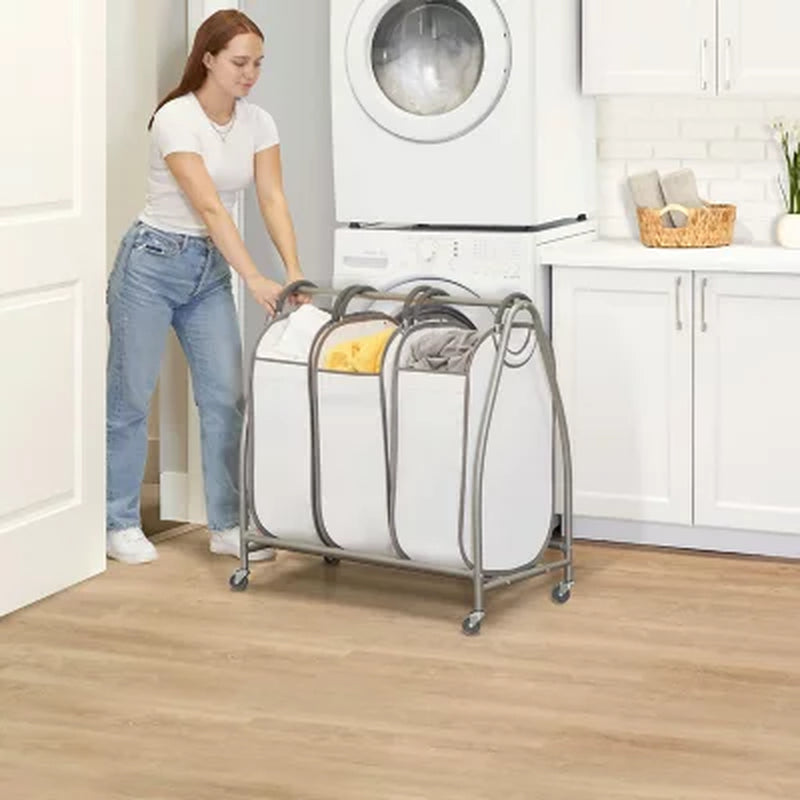 Triple Laundry Hamper Sorter by Neatfreak