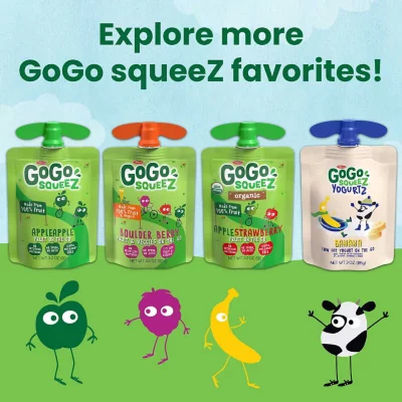 Gogo Squeez Yogurtz Strawberry and Strawberry Banana, 20 Ct.