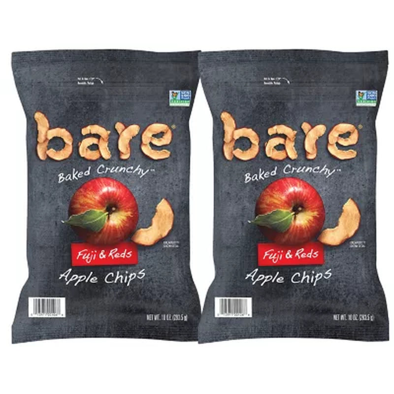 Bare Baked Crunchy Fuji & Reds Apple Chips, 10 Oz., 2 Pk.