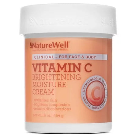 Naturewell Clinical Vitamin C Brightening Moisture Cream, 16 Oz.