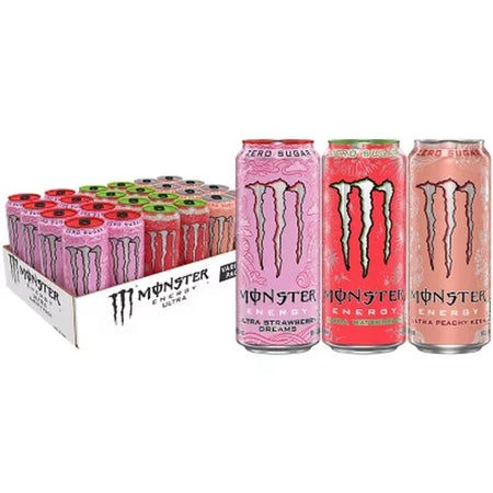 Monster Energy Ultra Variety Pack 16 Fl. Oz., 24 Pk.