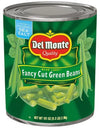 Del Monte Fancy Cut Green Beans, 101Oz.