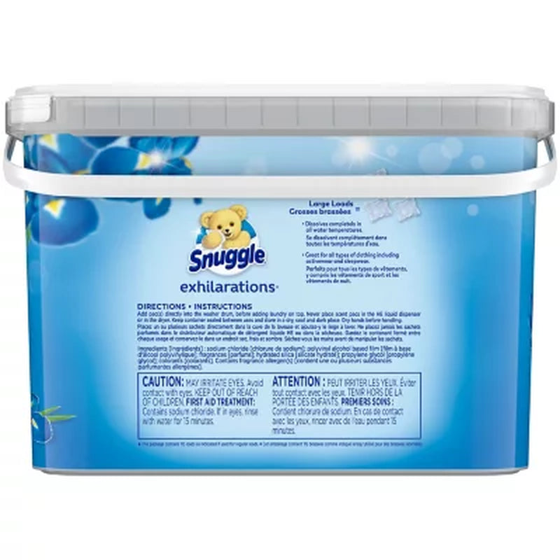 Snuggle Scent Boosters Pacs, Blue Iris and Ocean Breeze, 115 Ct.