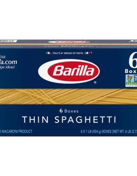 Barilla Pasta Thin Spaghetti 16 Oz., 6 Pk.