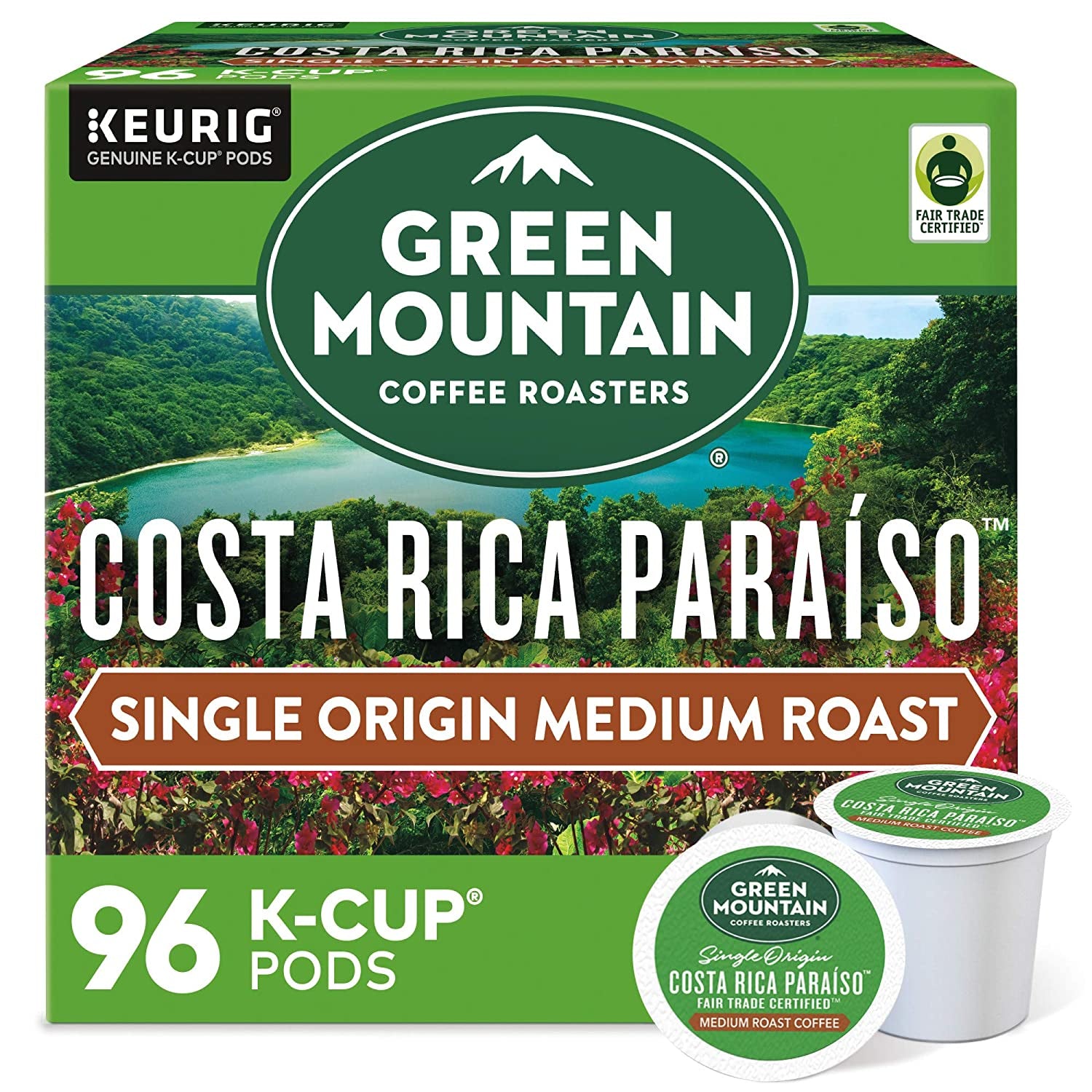 Colombia Select Coffee, Keurig Single-Serve K-Cup Pods, Medium Roast Coffee, 96 Count (4 Packs of 24)