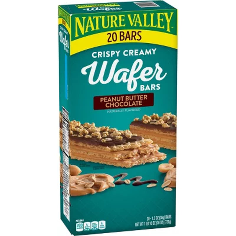 Nature Valley Peanut Butter Chocolate Wafer Bar, 20 Ct.