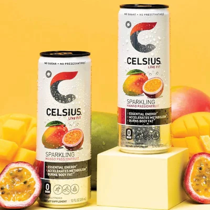 Celsius Essential Energy Sparkling Variety Pack 12 Fl. Oz., 18 Pk.