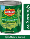 Del Monte Fancy Cut Green Beans, 101Oz.