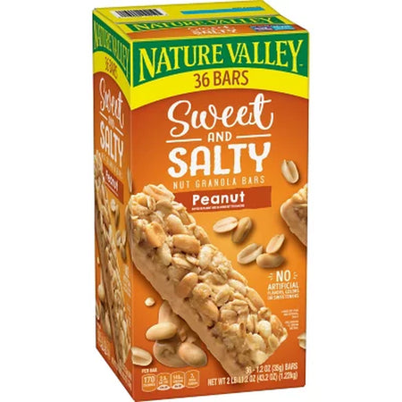 Nature Valley Sweet & Salty Nut Peanut Granola Bars, 36 Ct.