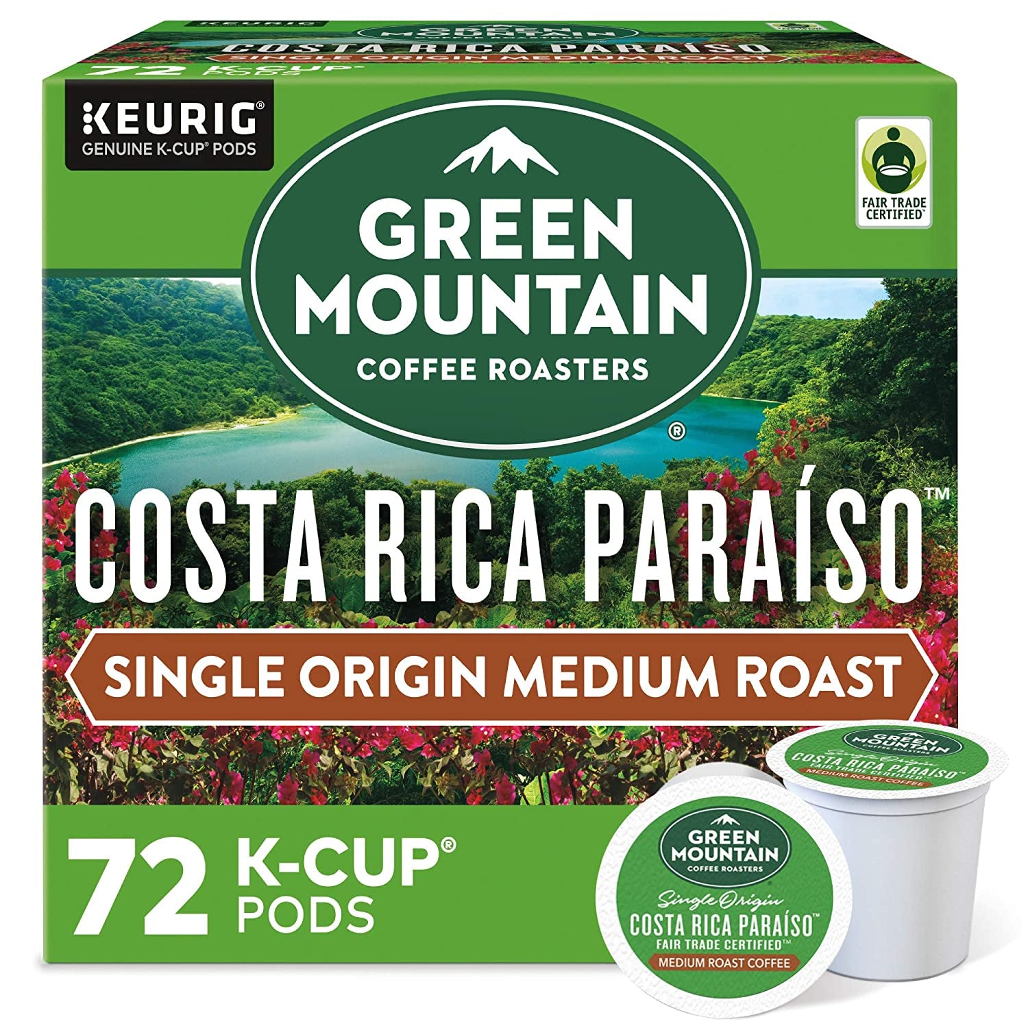 Colombia Select Coffee, Keurig Single-Serve K-Cup Pods, Medium Roast Coffee, 96 Count (4 Packs of 24)