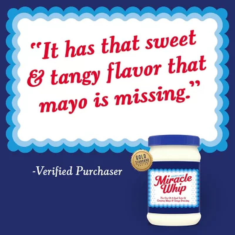 Miracle Whip Original Mayo-Like Dressing, 30 Oz., 2 Pk.