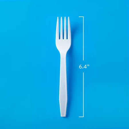 Member'S Mark White Plastic Forks, Heavyweight 600 Ct.